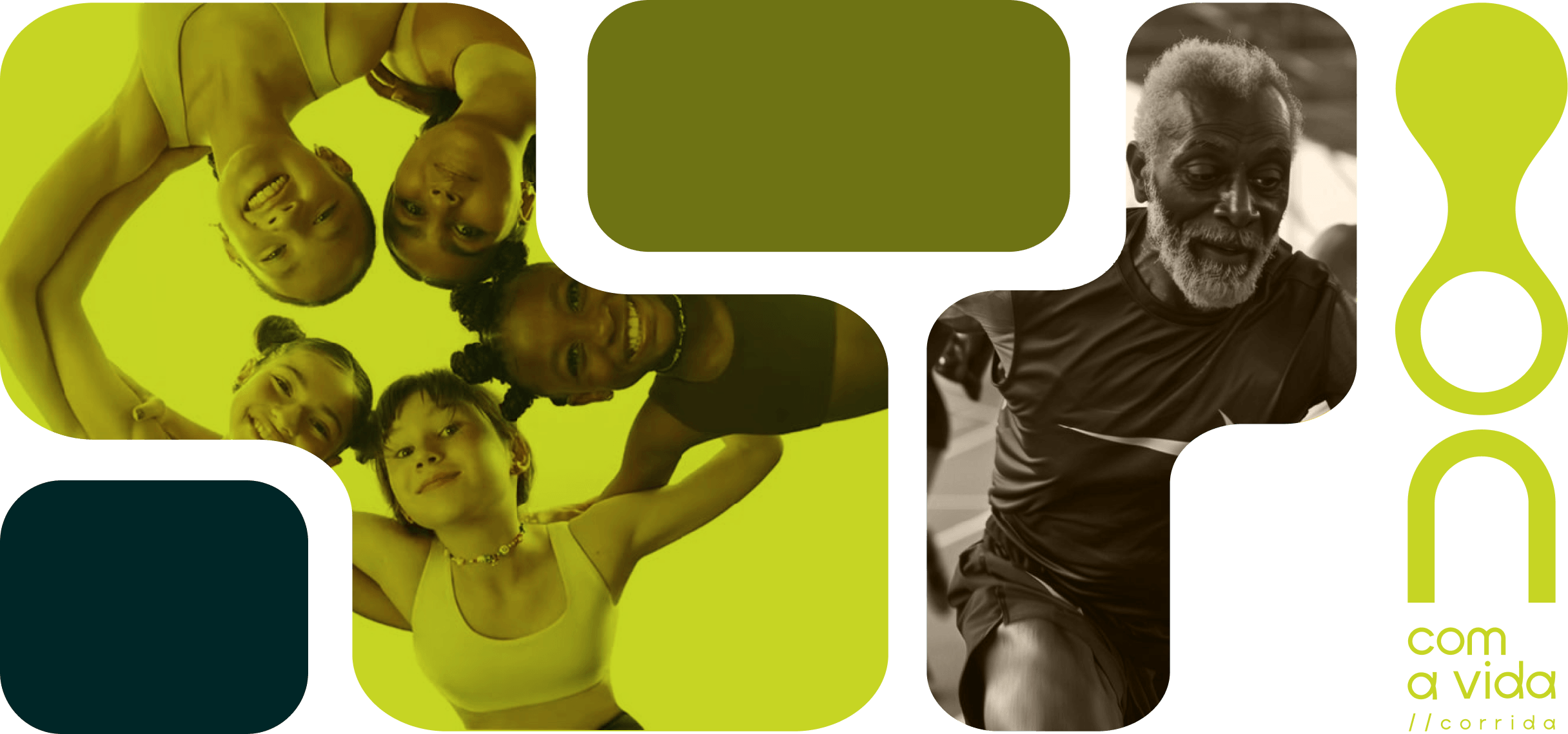 Imagem de um corredor com uma camiseta da On com a Vida